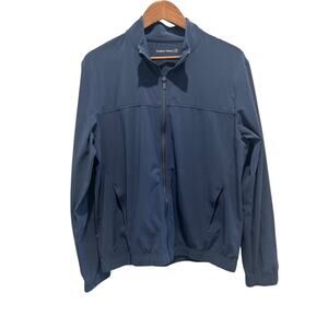 Outdoor Voices Men’s Full Zip Track Jacket Navy Blue Size M Activewear